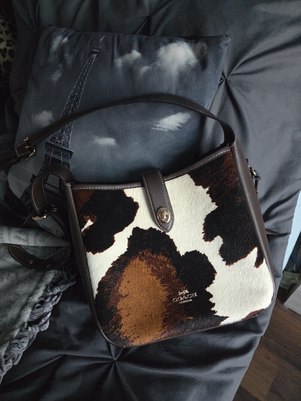 Coach Hadley Cowhide Crossbody Shoulder Bag